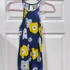 Ava Sky Blue/yellow tank sz M